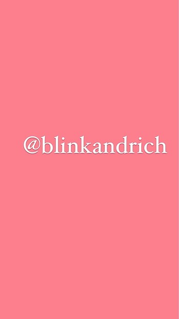 Blinkandrich