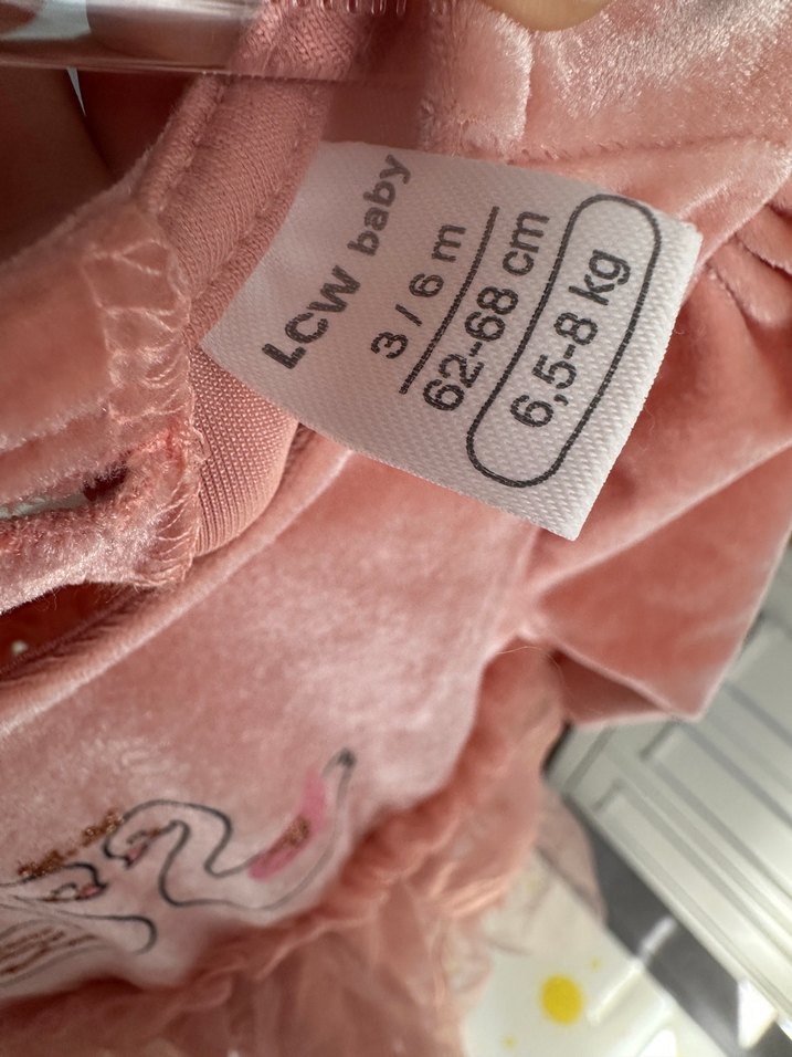 Pembe Uzun Kollu Kız Elbisesi - Görsel 3