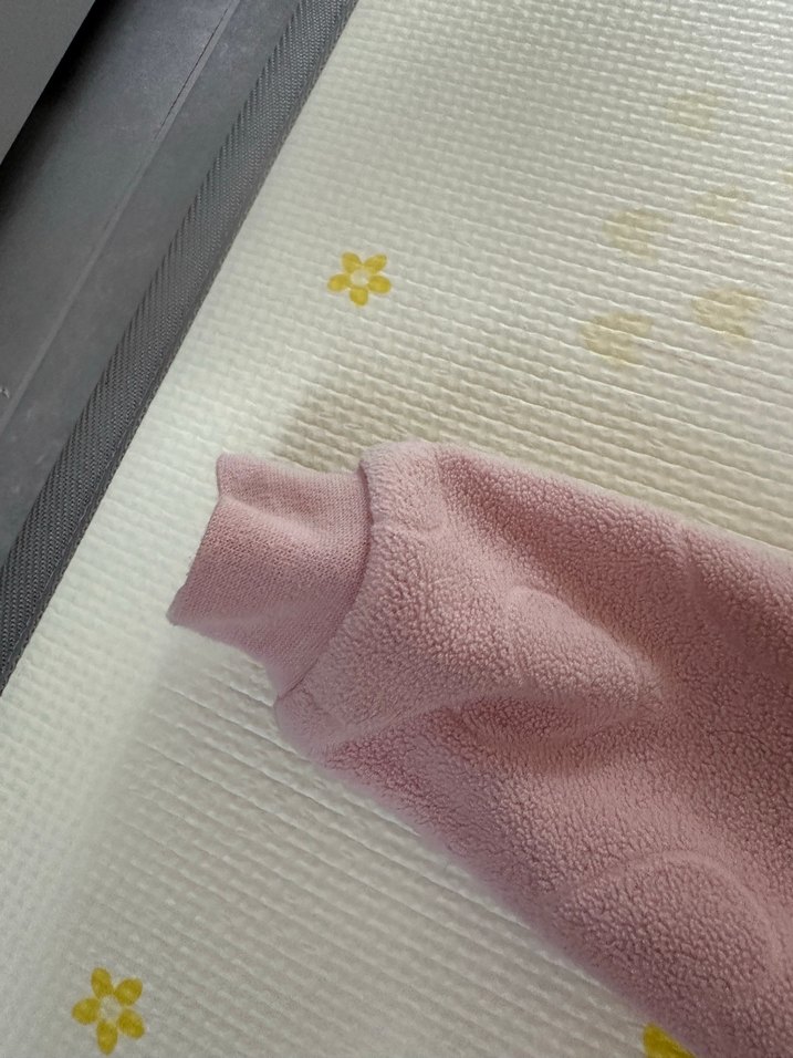 Pembe Düğmeli Bebek Kız Tulum - Görsel 3