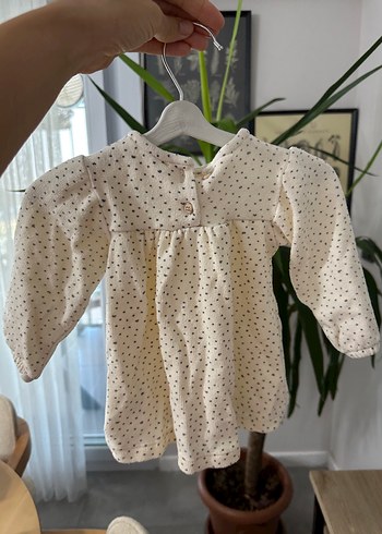 Kız Çocuk Uzun Kollu Pamuklu Elbise - Görsel 2