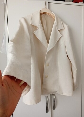 krem blazer ceket