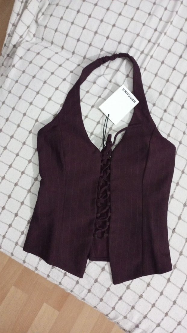 Bershka halter üst - Görsel 3