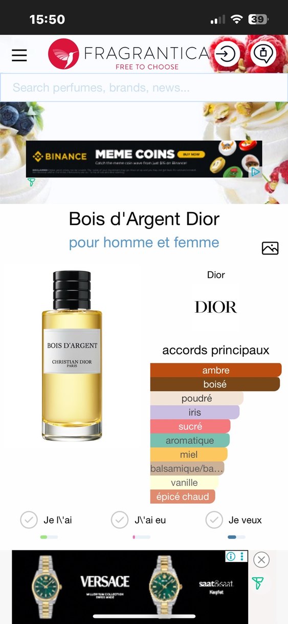 Christian Dior Bois d'Argent Kadın Parfümü 30 ml - Görsel 5