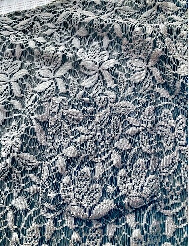 Mini cep detaylı güpür dantel crop bluz - Görsel 11