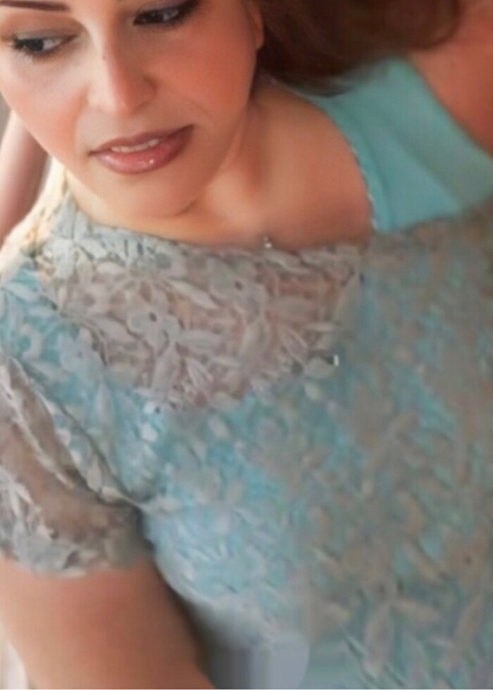 Mini cep detaylı güpür dantel crop bluz - Görsel 2