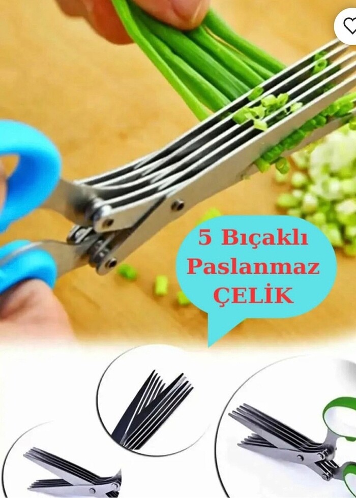 Çoklu sebze makası - Görsel 2