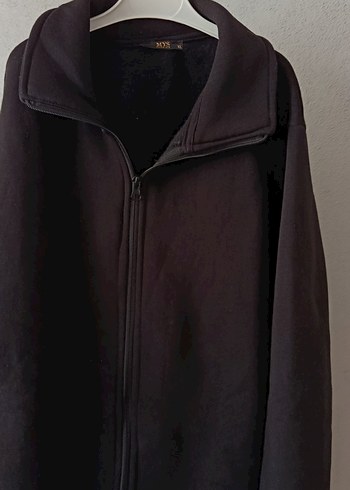 m Beden siyah Renk Erkek Siyah Fermuarlı Yüksek Yakalı hırka. xl ama dar kalıp M