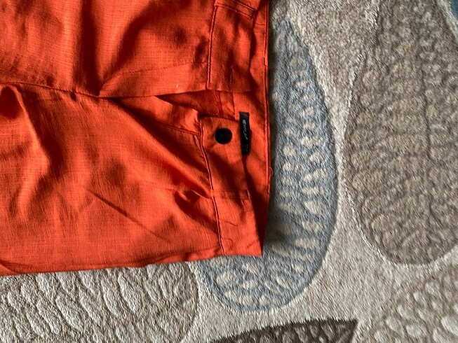 s Beden turuncu ve yesil yazlık tiril pantolonlar