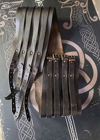 Darth maul cosplay erkek deri kemer - Görsel 9