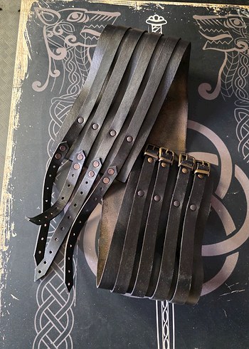 Darth maul cosplay erkek deri kemer - Görsel 10