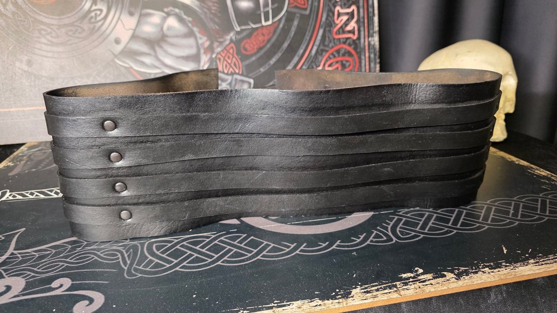 Darth maul cosplay erkek deri kemer - Görsel 3