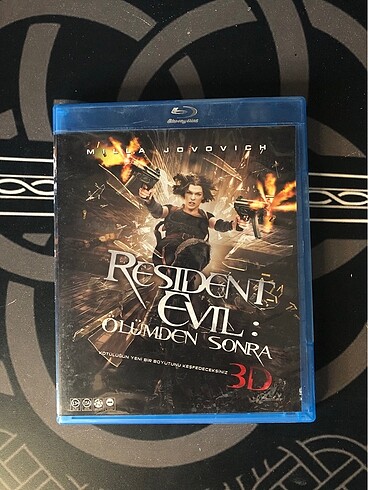 Resident evil 3D bluray dvd
