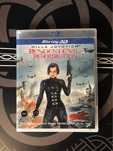 Resident evil retribution 3D bluray dvd