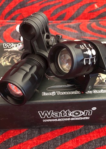 2 adet Watton Wt-005 Zoomlu Tüfek Feneri - Görsel 4