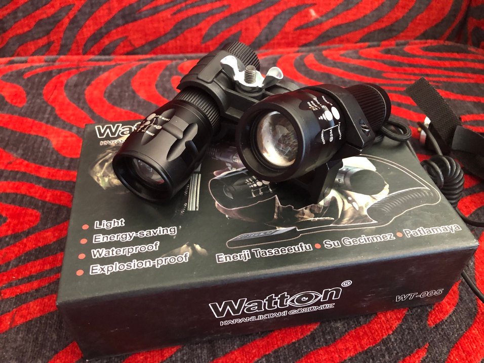 2 adet Watton Wt-005 Zoomlu Tüfek Feneri - Görsel 3
