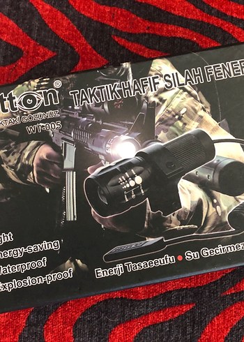 2 adet Watton Wt-005 Zoomlu Tüfek Feneri - Görsel 7