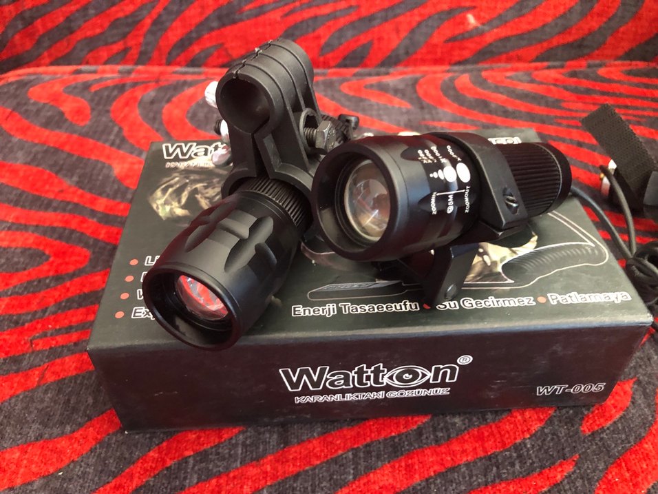 2 adet Watton Wt-005 Zoomlu Tüfek Feneri - Görsel 2