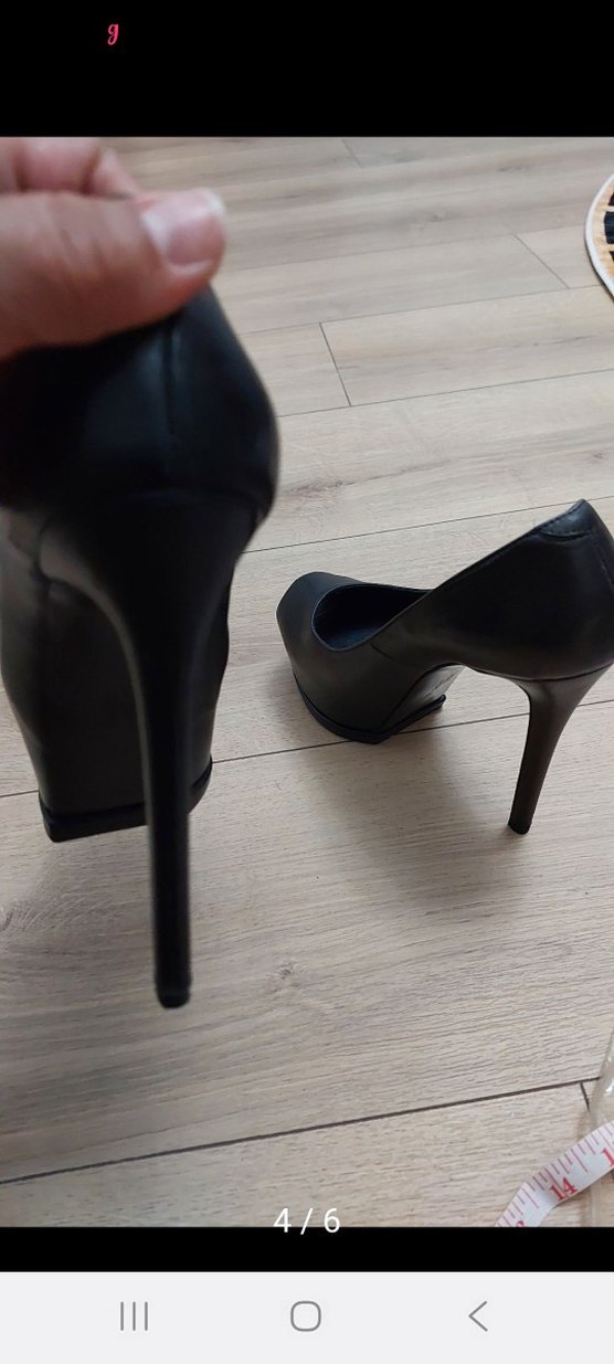 Siyah Platform Topuklu Gotik Kadın Stiletto - Görsel 2