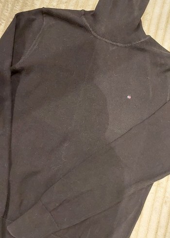 Tommy Hilfiger orjinal..Siyah Boğazlı Uzun Kollu Triko Kazak