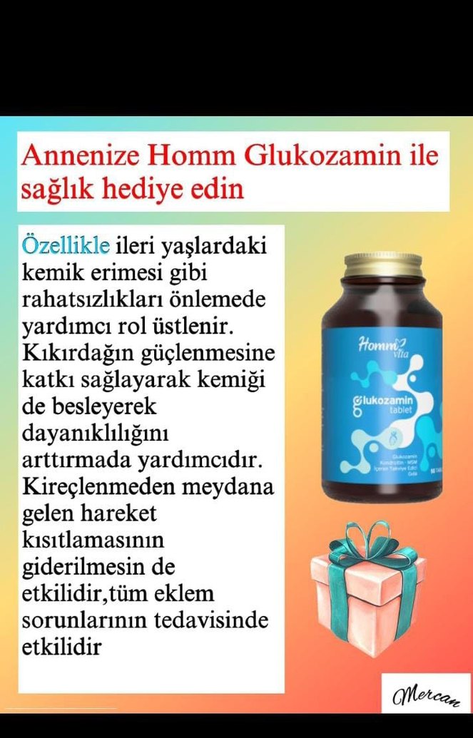 Homm Vita Glukozamin Tablet 90 Kapsül - Görsel 2