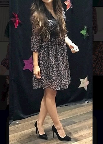 Şifon elbise - Görsel 5