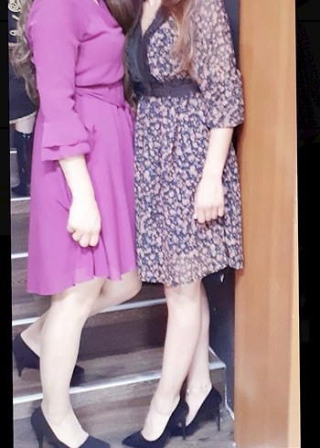 Şifon elbise - Görsel 6