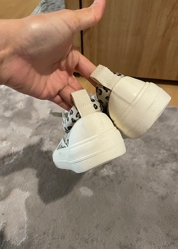 Bej Leopar Desenli Kadın zara Spor Ayakkabı - Görsel 7