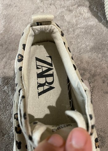 Bej Leopar Desenli Kadın zara Spor Ayakkabı - Görsel 2