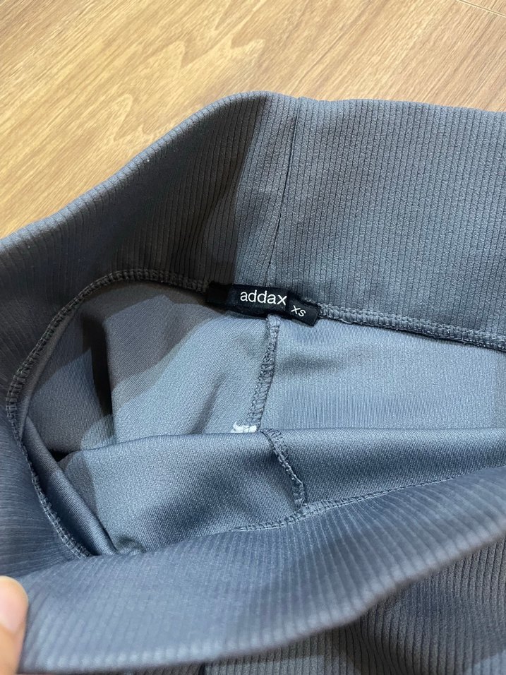 Gri fitilli Kadın Spor Tayt - Görsel 4