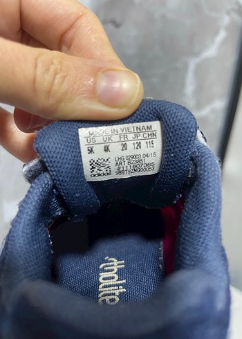 Kız Çocuk orjinal adidas spor ayakkabı - Görsel 5