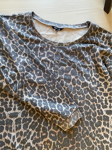 xl Beden Leopar Swet elbise