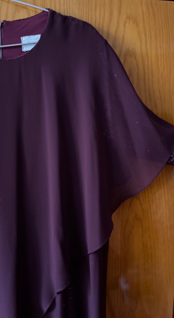 Parlak Mor Kadın Uzun Kollu Elbise - Görsel 4