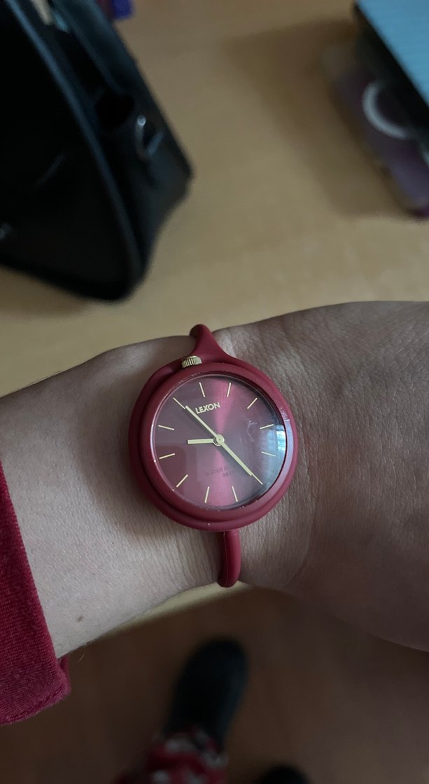 Bordo Minimalist Kadın Saati - Görsel 2