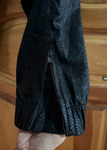 Kadın Siyah Regular Fit Midi Denim Pantolon - Görsel 3