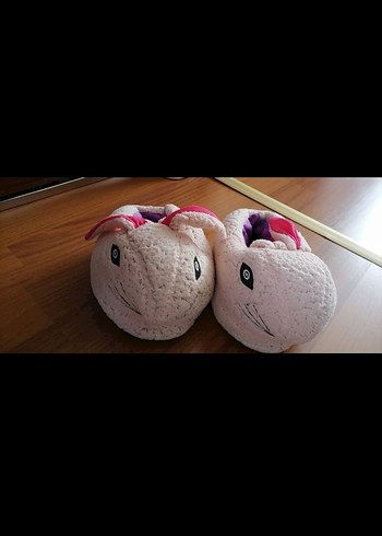 Bej Kadın Terlikler Wedge Topuklu Velcro - Görsel 3