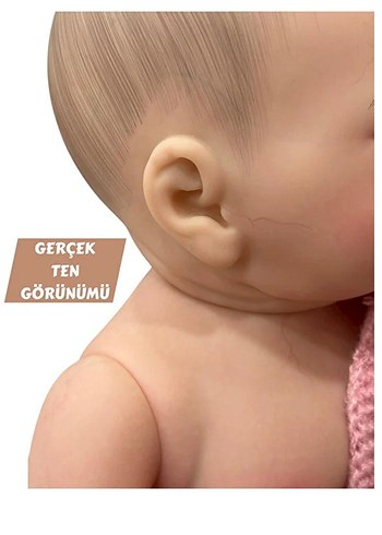 Beden Renk Yumuşak Dokulu Gerçekçi Bebek 43 cm