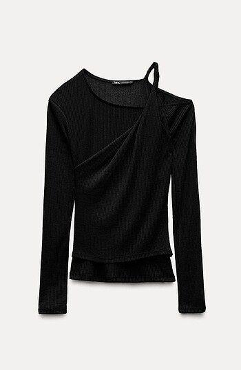 Zara asimetrik bluz