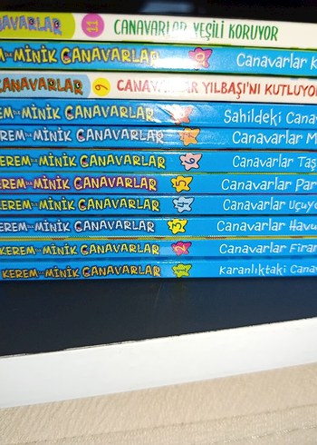Kerem ile Minik Canavarlar 11 Kitap Set - Görsel 2