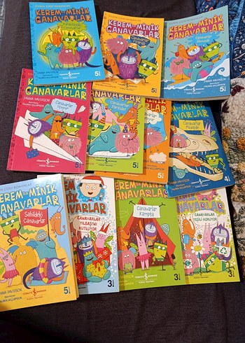 Kerem ile Minik Canavarlar 11 Kitap Set - Görsel 3