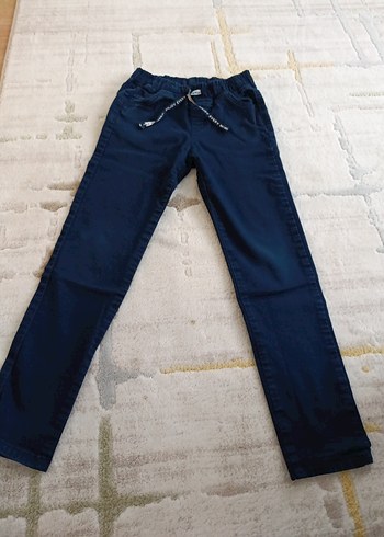 Erkek Çocuk Koyu Lacivert Denim Pantolon
