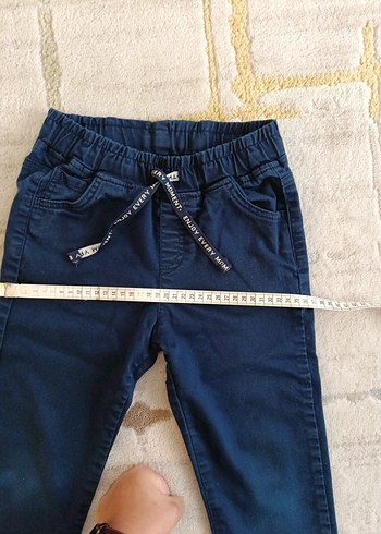 9 Yaş Beden Erkek Çocuk Koyu Lacivert Denim Pantolon