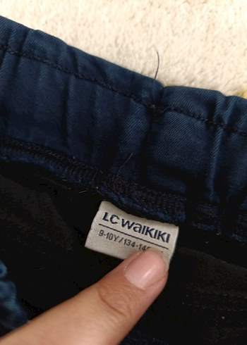 9 Yaş Beden lacivert Renk Erkek Çocuk Koyu Lacivert Denim Pantolon