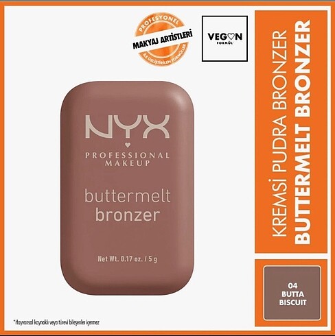 Nyx Buttermelt Bronzer 04 Butta Bıscuit