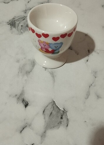  Beden TAM TAKIM PORSELEN ÇOCUK TABAK KASE BARDAK YUMURTALIK TAKIMI