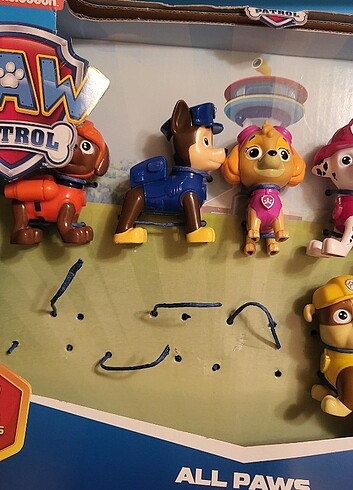  Beden paw patrol figurler 5 adet