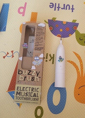 Jack N'Jill / Buzzy Brush Pilli Diş Fırçası 3+ - Görsel 5