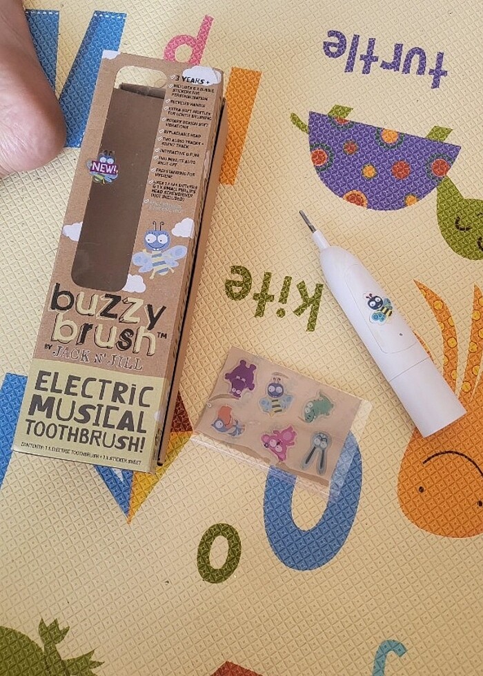 Jack N'Jill / Buzzy Brush Pilli Diş Fırçası 3+ - Görsel 3