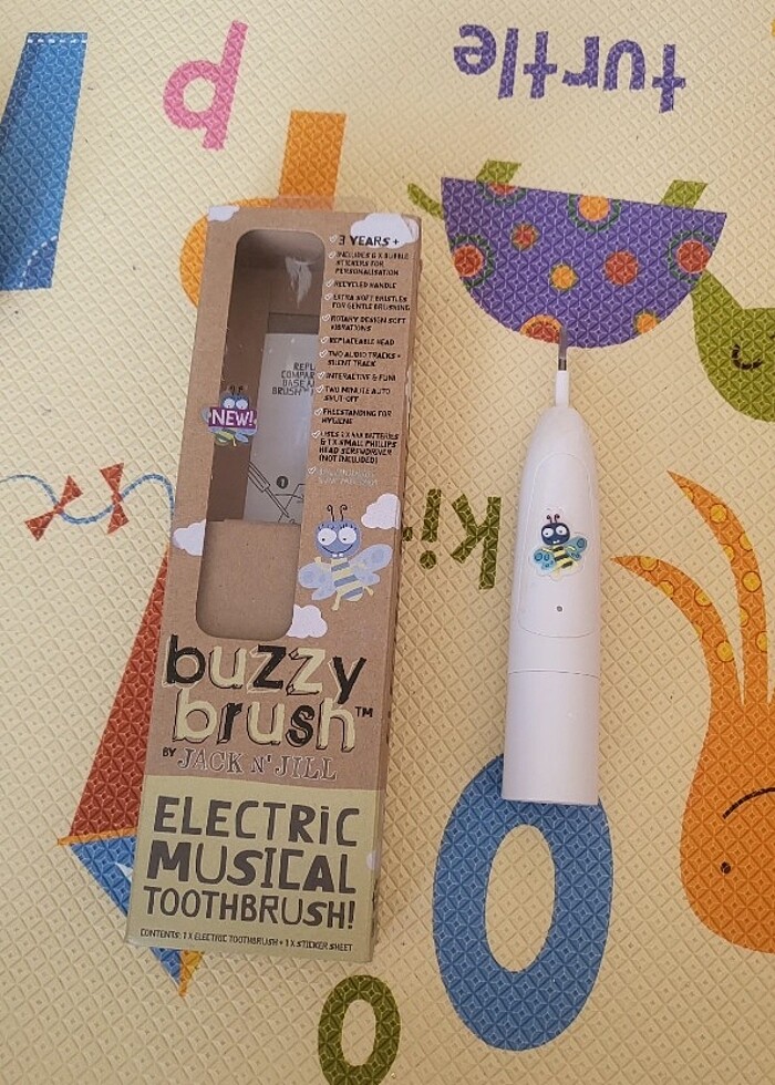 Jack N'Jill / Buzzy Brush Pilli Diş Fırçası 3+ - Görsel 5