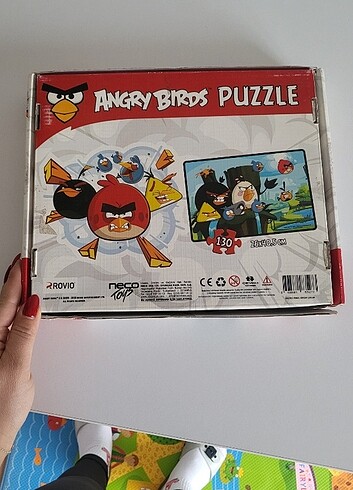  Beden Angry Birds 130 parça puzzle