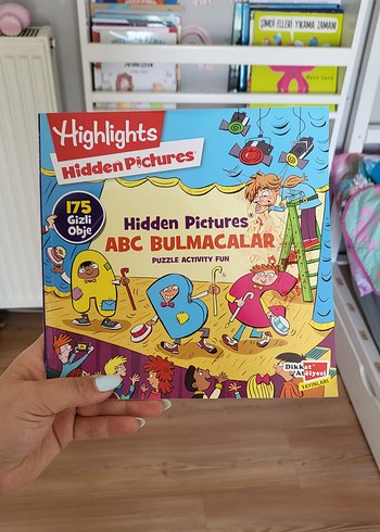 Renkli ABC Bulmacalar Çocuk Kitabı